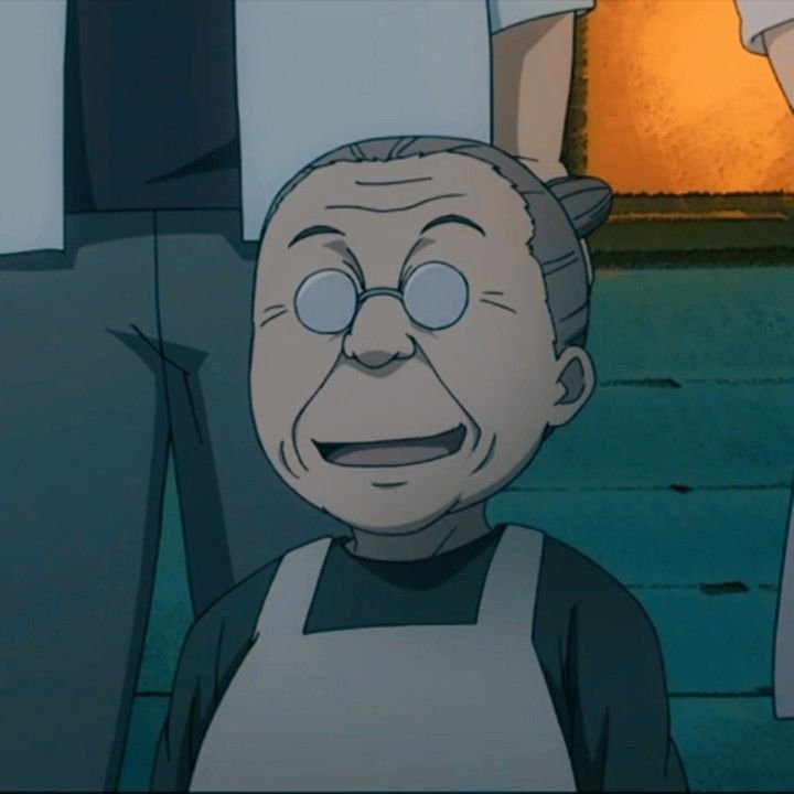 Pinako Rockbell - elder automail mechanic and guardian of the Elric brothers